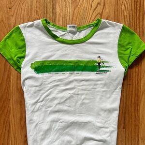 Vintage embroidered tennis graphic tee